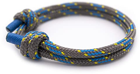 Wind Passion - Bracciale Uomo Corda | Braccialetti Paracord unisex per Donne e Uomo | Bracciali Nautica Colorato Sportivi Marinaio Surf Arrampicata Accessori Eleganti Casual Versatili