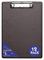 SECO Stewart Superior A4+ PVC beschichtetes Klemmbrett mit Hochleistungsklammer - Schwarz (12er Pack)