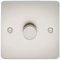 Flat Plate 1G 2 Way 10-200W (5-150W LED) Trailing Edge dimmer - Pearl