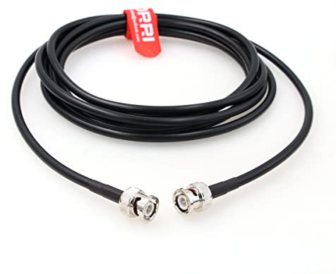 DRRI 6G HD-SDI Video BNC maschio a BNC maschio RG223 50 Ohm cavo coassiale a doppia schermatura (5M)