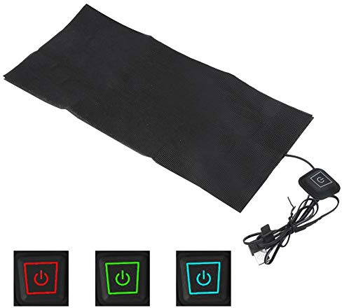 MAGT Heizkissen, 5V 2A USB Elektrisches Tuchheizkissen Heizung für Taille Bauchkissen Haustierwärmer Elektrisches Tuchheizkissen