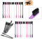 Xumier 30pcs Doppelseitig Kantenkontrolle Haarbürste Haarstyling Kamm Augenbraue Haarbürste Edge Control Brush für Frauen Haarstyling Baby Mädchen + Wimpernpinsel Mascara-Pinsel