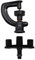 MANHONG Giardinaggio Forniture Spruzzatori Serra G Microirrigatore con Filo connettore Agricoltura Microirrigazione Medio Distanza di spruzzatore di irrigazione Prato 5 Pz (Color : Black)