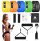 EVOLAND Resistance Bands Widerstandsbänder Set, Fitnessband Gummi, Fitnessband mit Griff, Trainingsverlängerer, Fitnessbänder für Krafttraining drinnen/außen