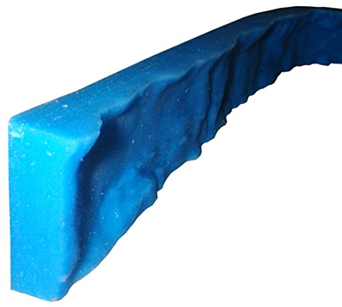 Concrete Stone Rock Edge Form Liner - Countertops, Steps, Benches & Fireplaces (3 High)