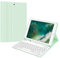 FINTIE Tastatur Hülle für iPad 9.7 2018 (6. Generation), Soft TPU Rückseite Gehäuse Keyboard Case mit eingebautem Pencil Halter, magnetisch Abnehmbarer QWERTZ Bluetooth Tastatur, Grün