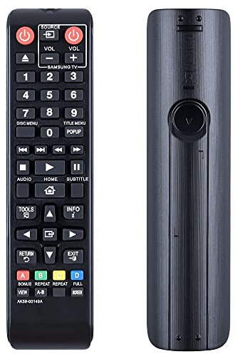 TCNOUMT AK59-00149A Replacement Remote Control Compatible for Samsung Disc DVD Player BD-E5200 BD-E5300 BD-E5500 BDF5100 BD-F5500 BD-FM51 BD-HM51 BD-HM59