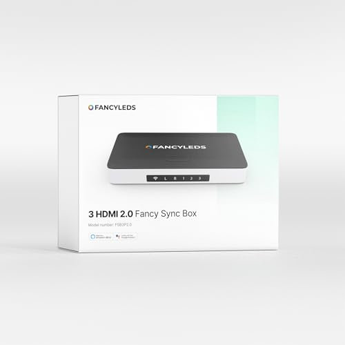 3 HDMI Port Fancy Sync Box for Syncing HDMI Devices with All TV Sizes (for 70 to 90 TVs)
