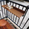Generic Tavolo per ringhiera per balcone, tavolino pieghevole per esterni, scrivania da parete, bianco, 80 x 26 cm, ideale per patio, terrazza, piccoli spazi e altro ancora