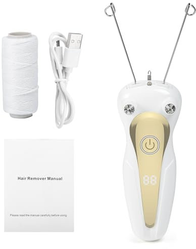 Filo Arabo per Depilazione Viso Epilatore del Filo di Cotone Epilatore Viso Donna Filato di Cotone Donna Depilazione (oro)