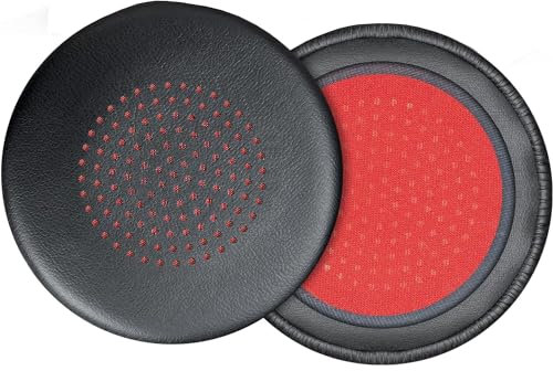UOWGA Almohadillas de repuesto para auriculares Plantronics Voyager Focus 1/2 UC, Voyager Focus B825, Voyager 4210/4220, fundas de almohadillas plantronics para Poly BlackWire 5200/5210/5220/7225.