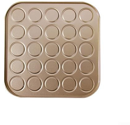 PETSTIBLE Tapete para macarrones de chocolate, pastelería, galletas, macarrones, perfectamente formado, apto para lavavajillas (25 agujeros)