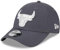 New Era Chicago Bulls Kappe Cap 9Forty gebogener Schirm NBA Metallic Logo verstellbar Basketball - One-Size