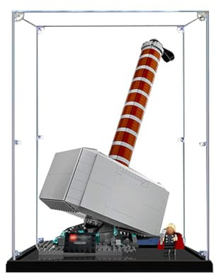 Display Case for Le-go 76209 Thor's Hammer; ONLY Display Case, for Le-go Model NOT Included (Basic model (2mm))