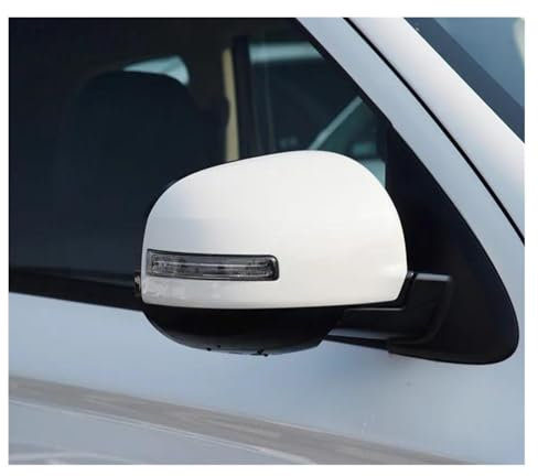 9-poliger Außenspiegel für Mitsubishi Outlander 2014–2019, Rückspiegel, montierbar, automatisch zusammenklappbar (weiß-rechts)