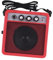rockible Amplificatore per chitarra da 5W per prove e concerti, Rosso