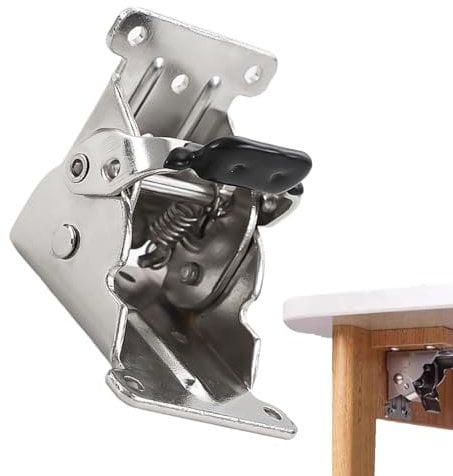 Yianyal Klapptischscharnier | Klappbare Beine für Tisch mit Schrauben – robuste Klappbeinhalterungen, Stützhalterung für Ausziehtisch, Bettbein