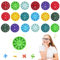 18 Stück Mathe Fidget Spinner, Math Facts Fidget-Spinner Sensorisches Spielzeug, Math fakten Fidget Spinner, Stressabbau Finger Spinner, für Math Games (Addition,Subtraktion)