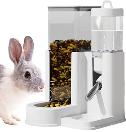 Bevitore per criceto - Dispenser d'acqua per conigli, dispenser d'acqua per piccoli animali, uso quotidiano all'interno ed esterno, per coniglio e animali domestici
