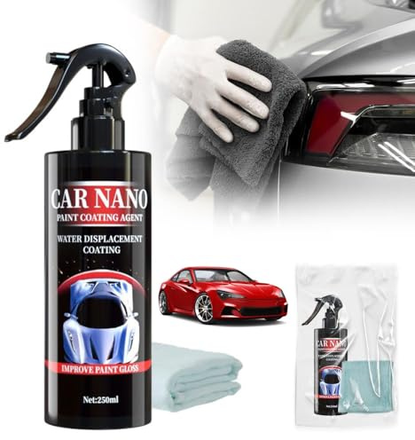 Autopolitur Kratzer Polish Entfernen Auto mit Mikrofasertuch, Kratzer Entferner Auto Autopflege Set, Kratzer Entferner für Autos, Hochwertige Autopflege Autopolitur für mehr Glanz (1 Stück, 250 ML)