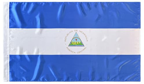 Durabol Bandera Nicaragua 150 x 90 cm Satén