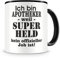 Samunshi® Apotheker Tasse mit Spruch Geschenk für Apotheker Mann Frau Kaffeetasse groß Lustige Tassen zum Geburtstag schwarz 300ml