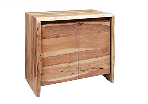 Massivmoebel24.de Badschrank Akazie 70x40x60 Natur lackiert Pure Acacia #611