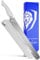 DALSTRONG - Slicing & Carving Knife - 12 - Frost Fire Series - High Chromium 10CR15MOV Stainless Steel - Frosted Sandblast Finish - White Honeycomb Handle - Leather Sheath - NSF Certified