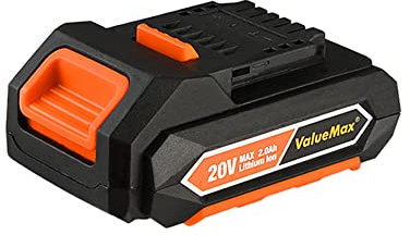ValueMax Batteria 20V 2,0Ah, Compatibile con i Prodotti ValueMax, Comoda e Compatta