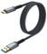 SUNGUY USB Typ C auf USB 3.1 Gen 2 Kabel, 1M 10Gbps USB C Datenkabel und Ladekabel Kompatibel mit iPhone 16/15 Plus Pro Max, Galaxy S24 S20, SDD, Android Auto -Grau