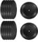 PATIKIL 12 Stück Leer Vinyl Schallplatten 12 Zoll CD Gefälschte Vinyl Schallplatten für Wand ästhetisches Dekor für Zimmer Rock Party DIY Dekoration Schwarz