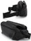 Große Bauchtasche Damen und Herren - Brusttasche XXL schwarz mit vielen Fächern und Innentasche, Hüfttasche, Gürteltasche groß, Umhängetasche und Bumbag für Freizeit, Sport, Laufen, Fitness