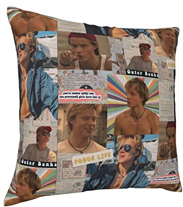 Federa per cuscino con motivo banche JJ Maybank Rudy Pankow John B Chase Stokes Federa regalo per adulti Ki 45 cm x 45 cm