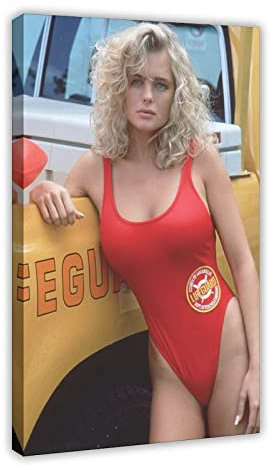 SRVOOZ Baywatch Poster Leinwand Poster Wandkunst Dekor Druck Bild Gemälde für Wohnzimmer Schlafzimmer Dekoration Rahmen Stil 20 x 30 cm