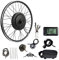 20/24/26/27.5/28/29/700c Front Wheel Motor E-Bike Conversion Kit, 36V/48V Upgraded Brushless Hub Motor for Electric Bicycle with LCD Display