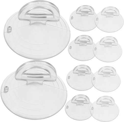 MOLUCKFU 10pcs Silicone Suction Cup Light Bulb Extractor Tool for High Reach Ceiling Remover Reusable Portable Light Bulb Remover Suction Cup