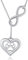 DAYLINLOVE Pfotenabdruck Halskette 925 Sterling Silber Tiere Krallen Katze Hund Haustier Fingerabdruck Hängende Halskette Geschenk für Frauen Mütter Mädchen