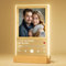 witfox Spotify Glas Personalisiert mit QR Code - Spotify Song Cover mit Foto, Personalisierte Geschenke, zum Geburtstag Vatertag Muttertag Freundin Freund Frau Männer Oma Opa-15x22cm