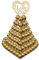 Mikinona 1Stk Obsttablett käseplatte käse platte bauchläden hochzeitsdeko koffet Pralinenständer für die Hochzeit Hochzeitsornament Dekor Kuchentablett Serviertablett aus Edelstahl Bambus