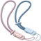 SURPHY 2 Stück Handy Handschlaufe Verstellbares, Handykette Universal Handyanhänger Trageband Schlüsselband für Airpods Handyhülle USB-Stick Kamera Schlüsselanhänger und mehr, Rosa & Wolkenblau