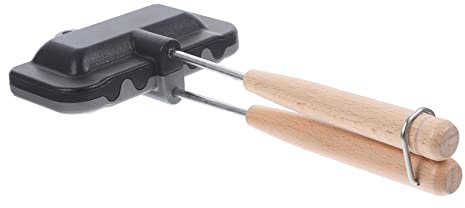 Alipis Sartén Antiadherente Para Sándwiches Utensilio De Cocina Sartén De Doble Cara Fácil De Limpiar Compatible Gas Inducción