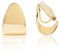 Mrltau 14K Clip Ohrringe Damen, Klipp Ohrringe, Gold Ohrclips Damen Ohne Ohrlöcher, Gold Ohrringe Damen, Statement Ohrringe Gold, Ohrringe Wasserfest Gold