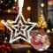 Custom Photo Ornament for Christmas Tree Personalised Decoration with Picture Inside Hanging Star Projection Pendant 2024 New Home Decor for Xmas Party New Year Memorial Gifts for Family Couples