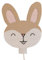 Clevere Kids Kinder Wandlampe Alle Meine Tiere Holz Handarbeit A++ (Hase)