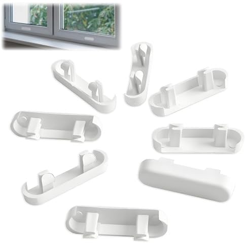 Lot de 100 bouches d'aération de fenêtre en PVC PVC pour double vitrage