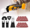 Cordless Oscillating Tool Compatible with De-Walt 20V Battery Anti-Vibration Bruhless Multitool Kit with 4° Angle, 6 Variable Speed, 16-Piece Blades (Only Tool)