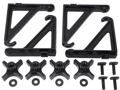 SIXRUN 4PCS Dachregal -Laststopps T Slot Truck Bar Einstellbar für Leiter Brennholz Ski Kajak mit Premium -Metallkonstruktion Ersatz Teil 597944