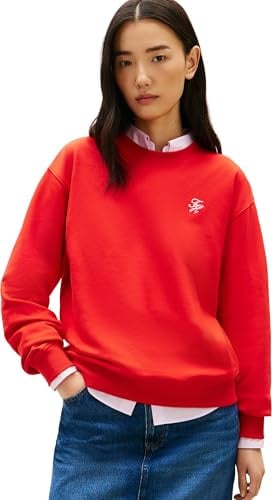 Tommy Hilfiger Damen Th Script Reg Sweatshirt Ww0ww48724 Pullover-Sweatshirt (1er Pack)