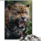 1000-teiliges Puzzle für Erwachsene, Jaguar-Puzzle, 1000 Teile für Erwachsene, Geburtstagsparty für Männer und Frauen, Größe 26x38cm