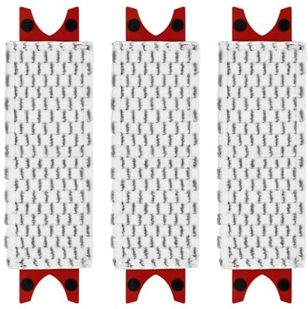 3 Pack Spray Mop Head Replacement, Microfiber Mop Pads for 1-2 Spray Mop, Washable and Reusable Cleaning Pads for Hard Floors, Car Washing, Dusting Walls